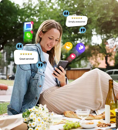 customer experience creative collage 1