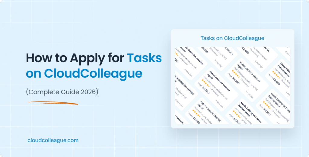 apply for tasks on CloudColleague