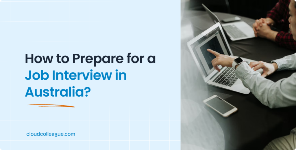 prepare for a job interview in Australia