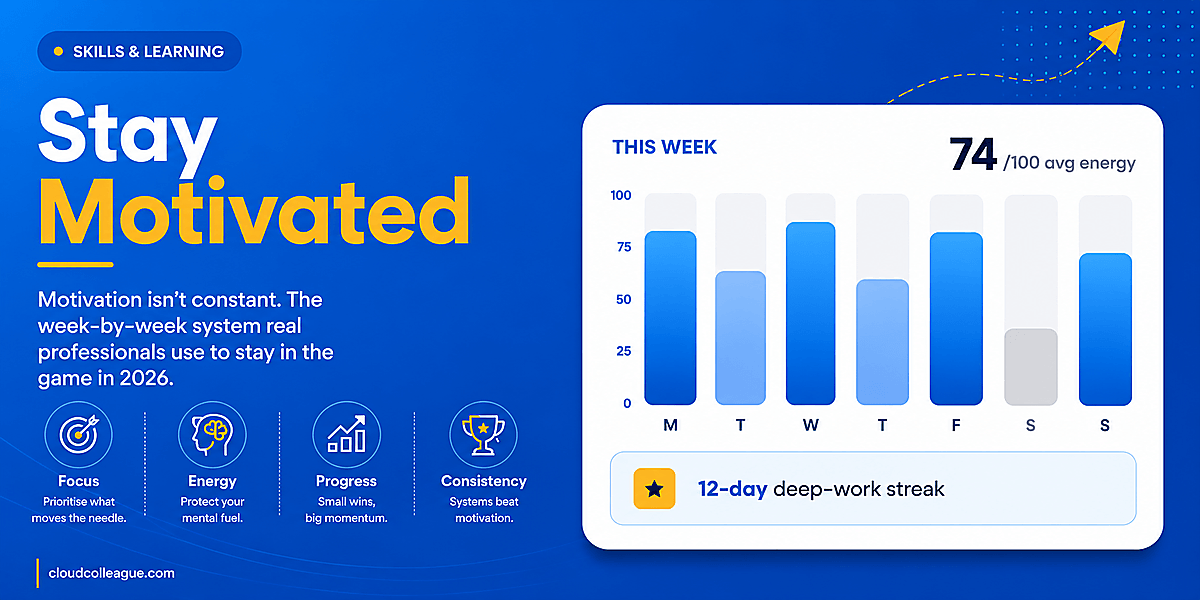 stay motivated at work
