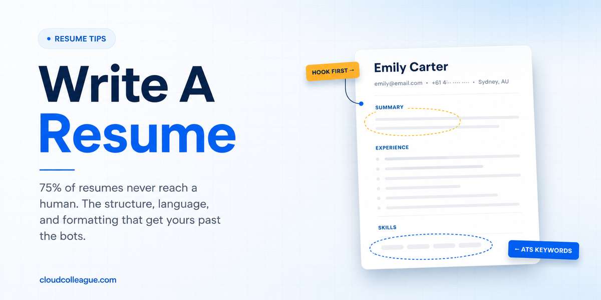 write a resume