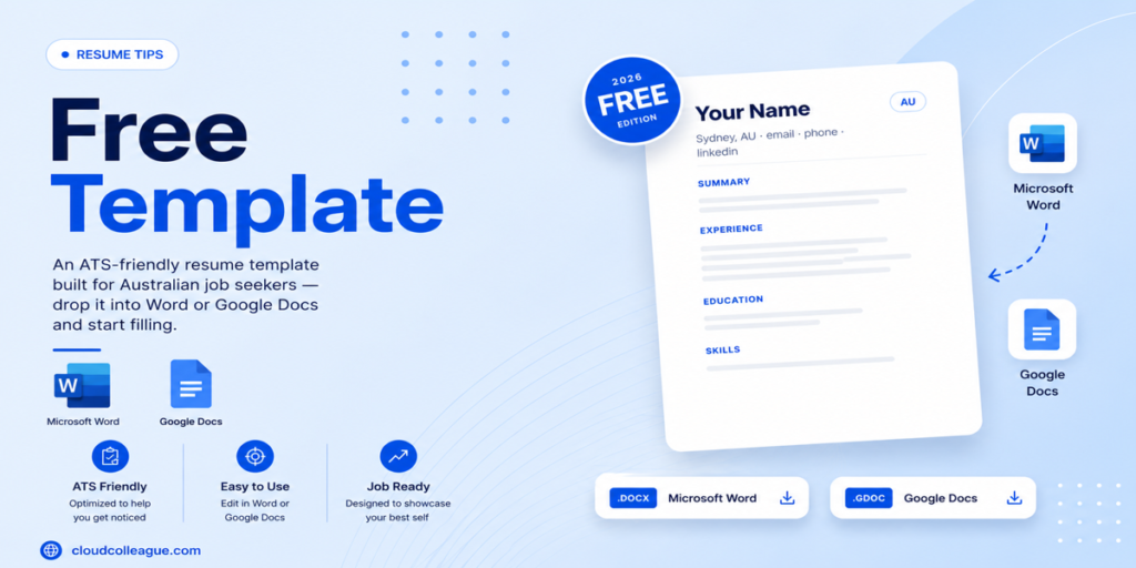 Free ATS resume template