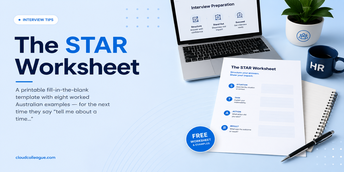STAR method answer template