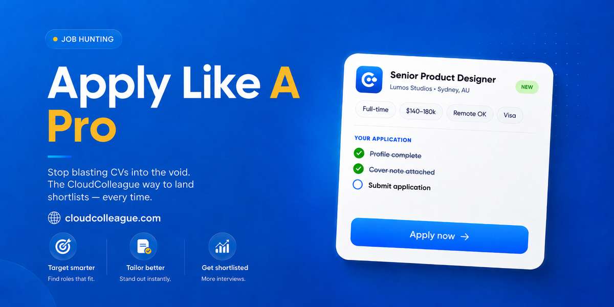 apply for jobs on CloudColleague