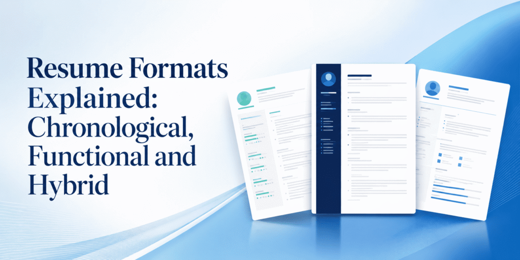 resume formats