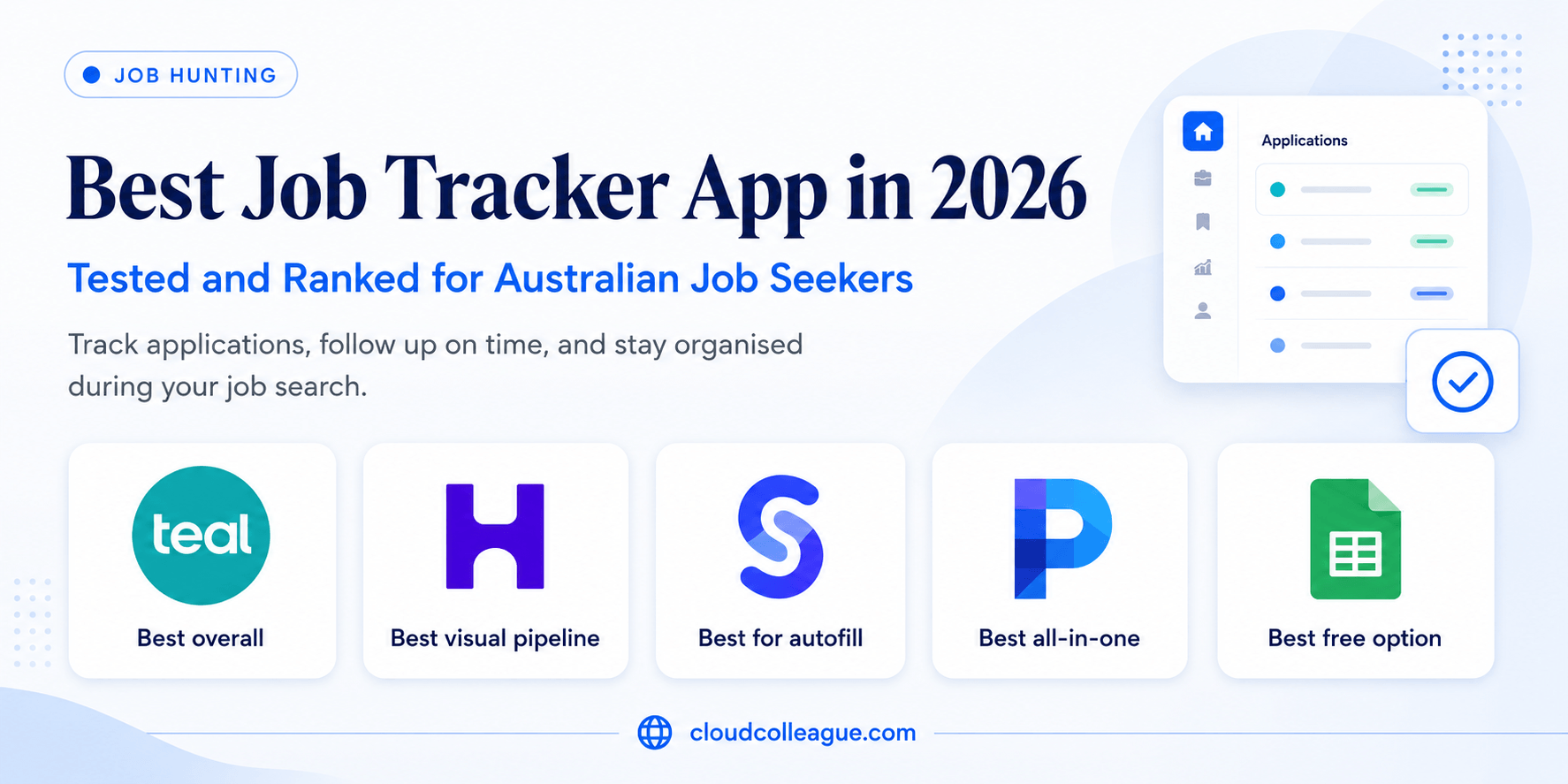 Best job tracker app