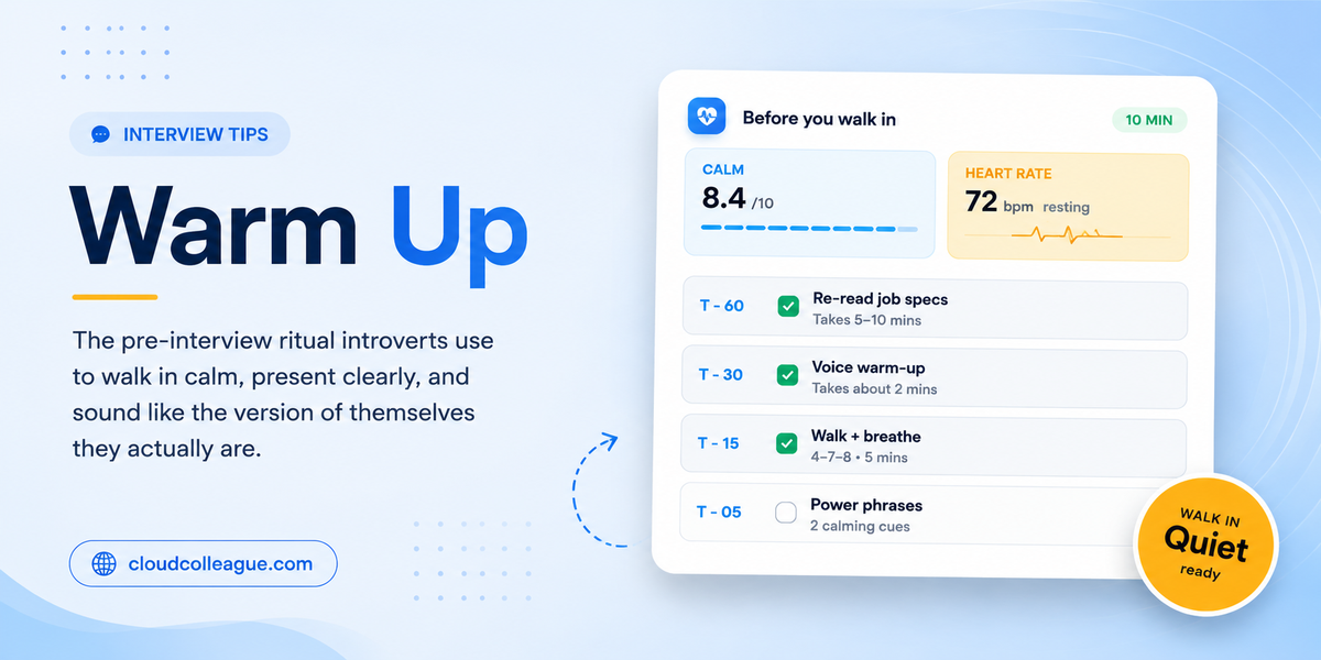 Interview tips for introverts