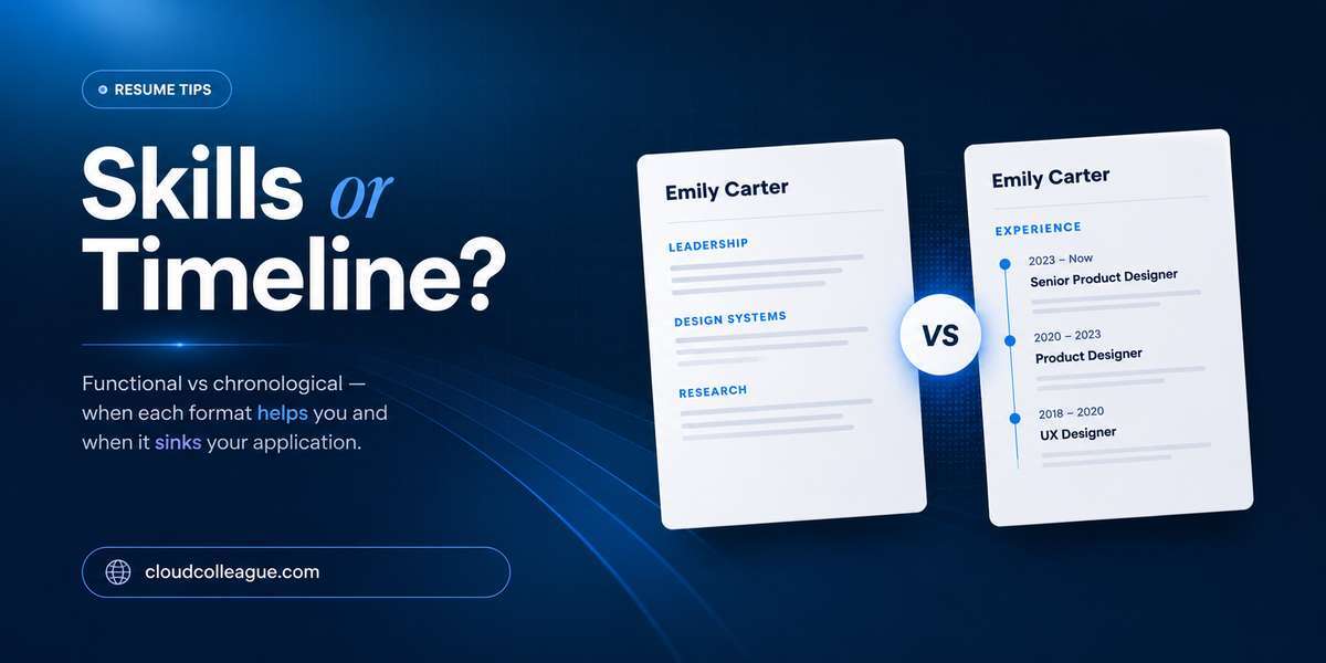 functional resume vs chronological resume