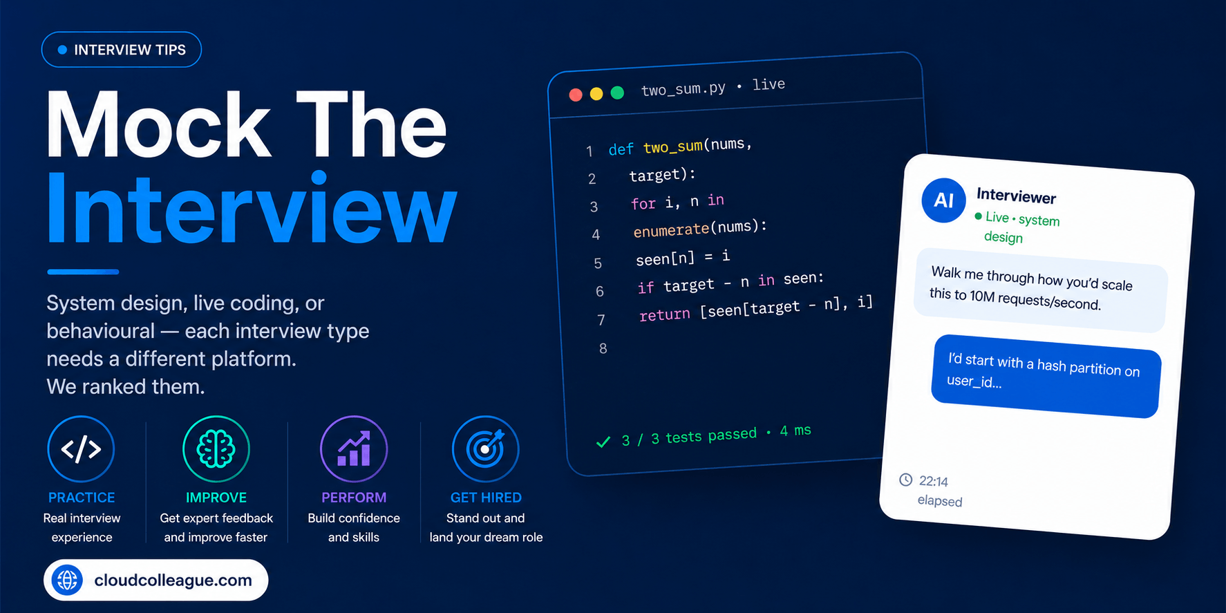 Best mock interview platform for tech jobs