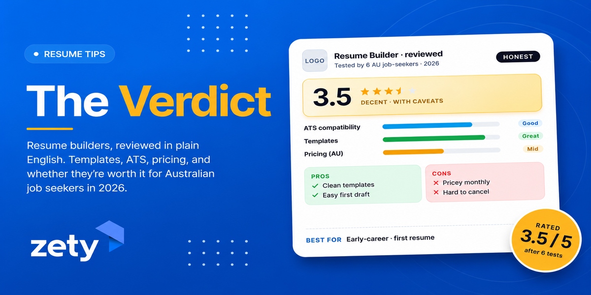 Zety resume builder review