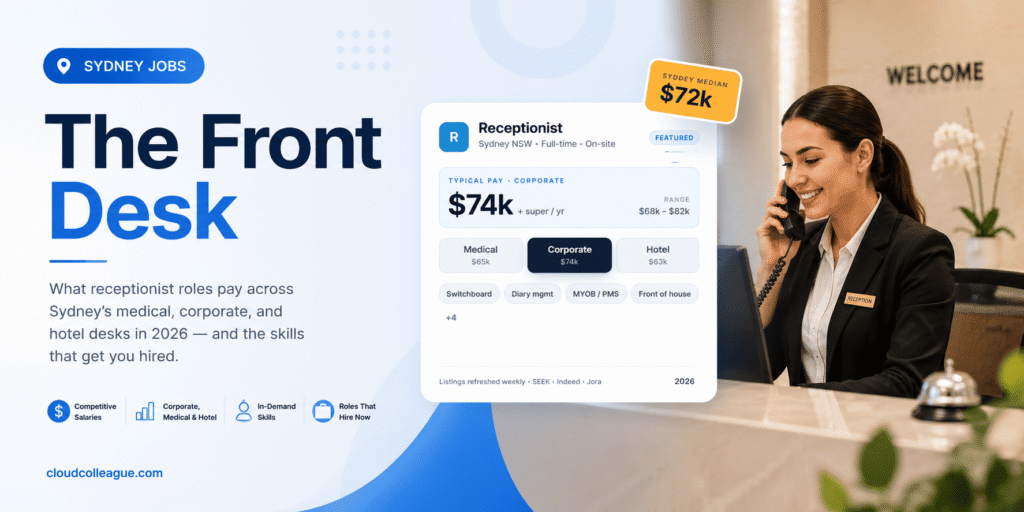 receptionist jobs sydney