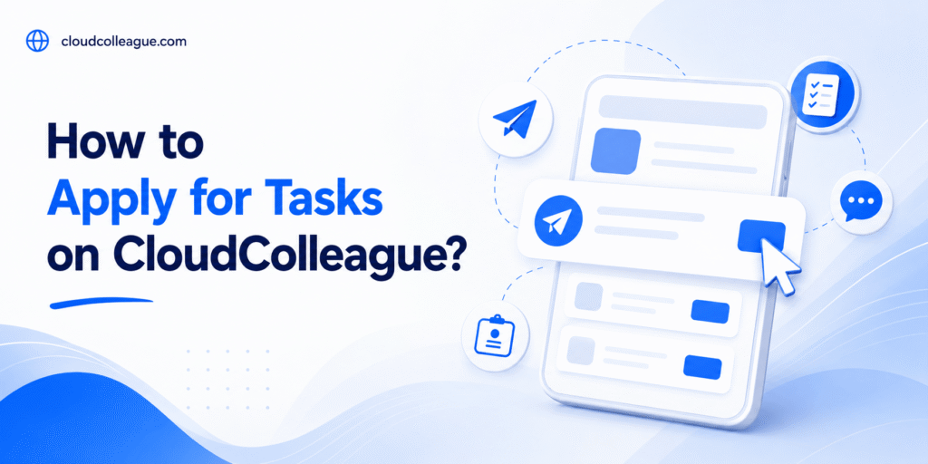 apply for tasks on cloudcolleague