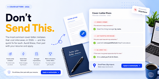 cover letter mistakes