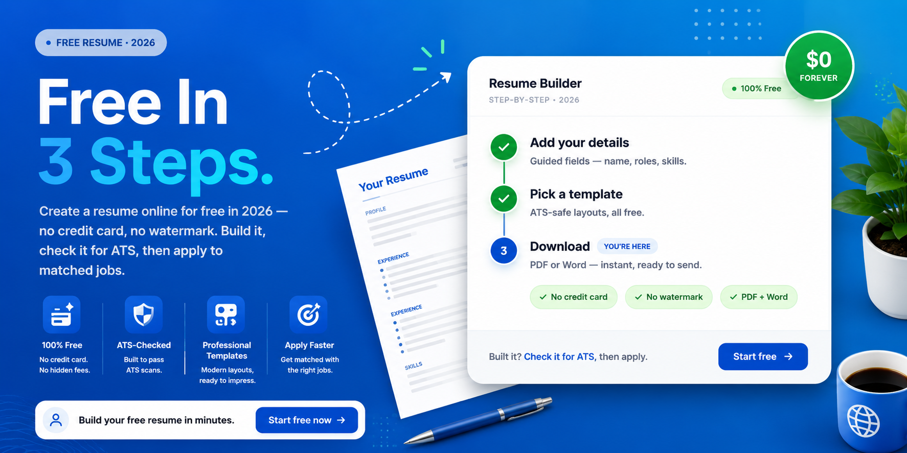 create resume online