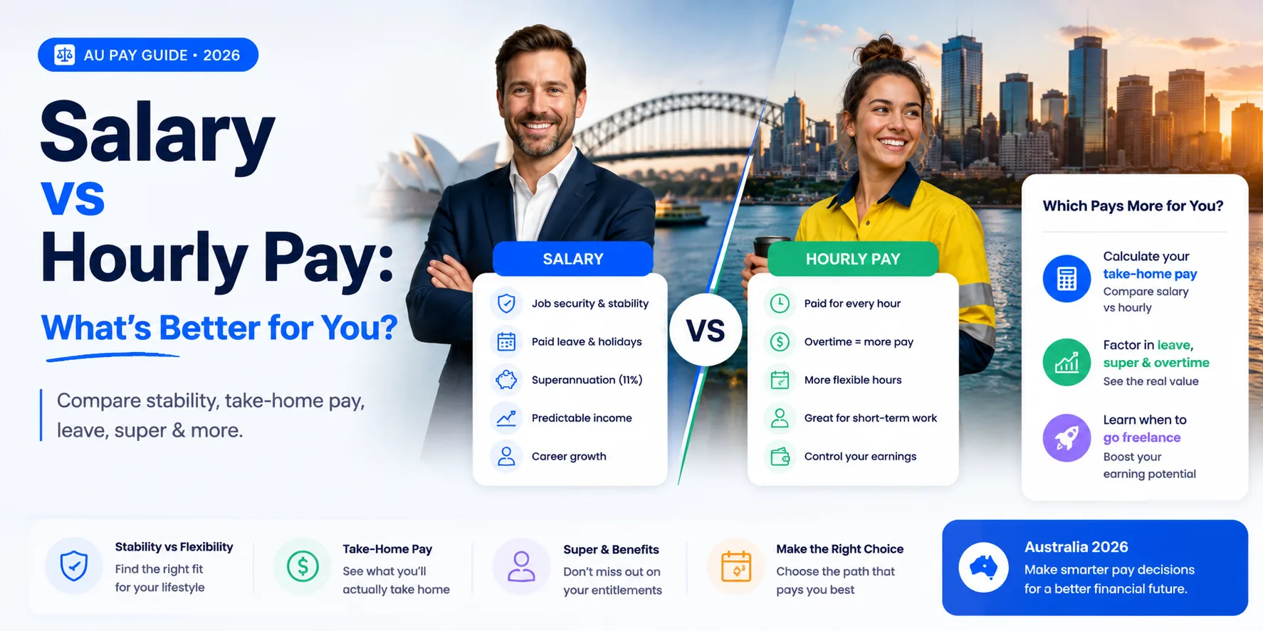 salary vs hourly pay