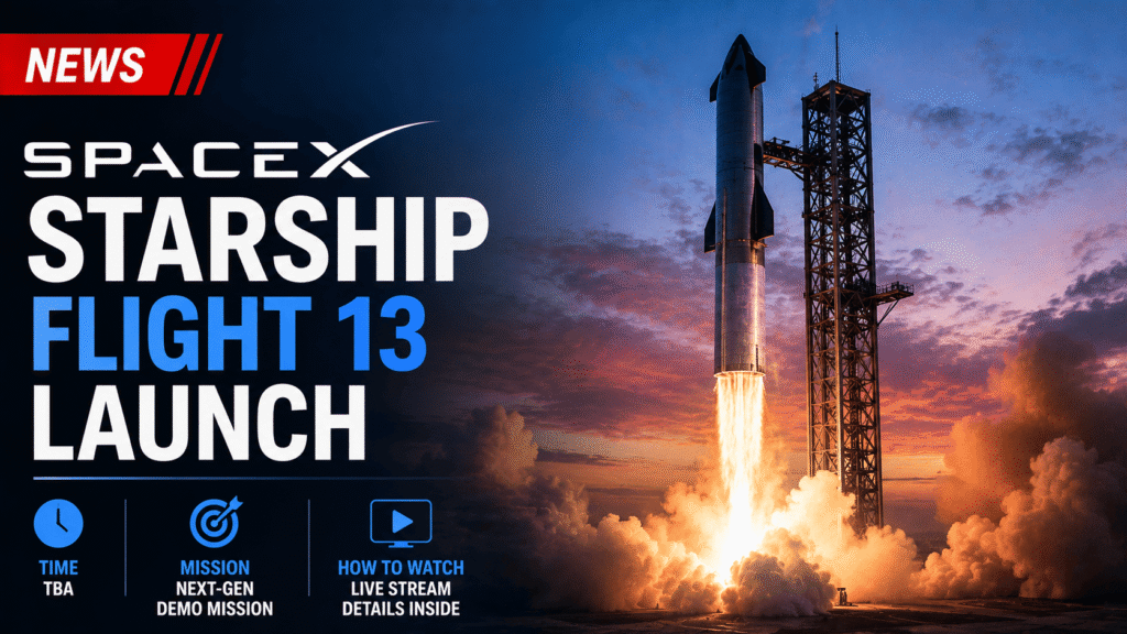 SpaceX Starship Flight 13
