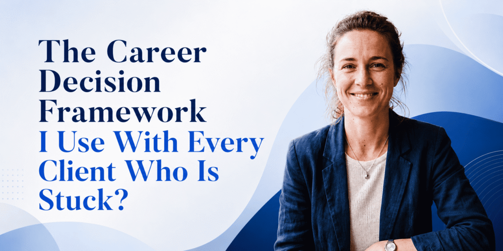 how to make a career decision